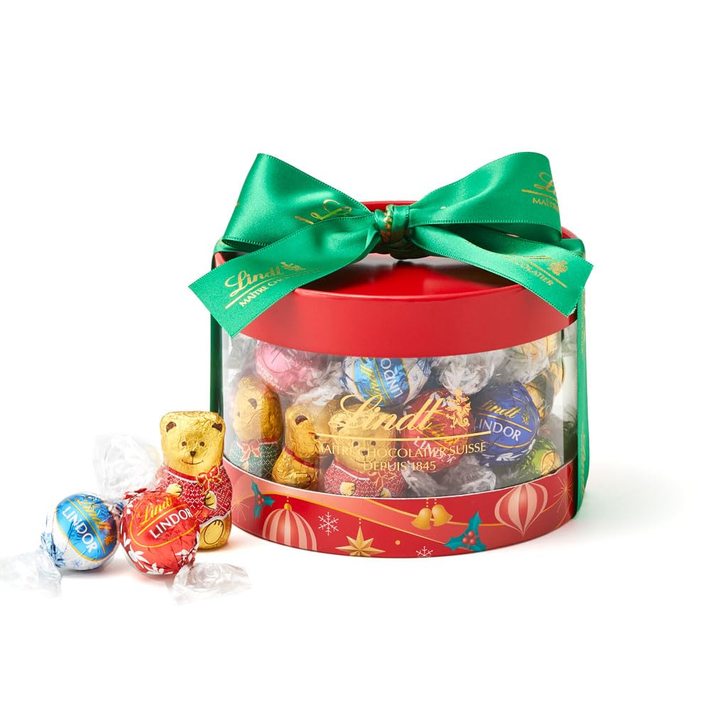 Lindt チョコレート リンツ | 2025年クリスマスチョコレートギフト特集 90個　QVC クリスマスギフトセット リンドール 菓子